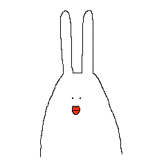 くちびる うさぎ