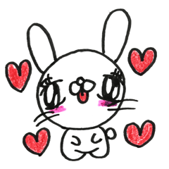 キュートなうさぎちゃん