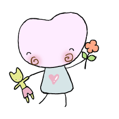 ハートちゃんのスタンプ第２弾