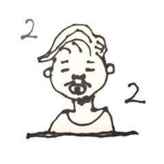 石川さんの自作スタンプ ２