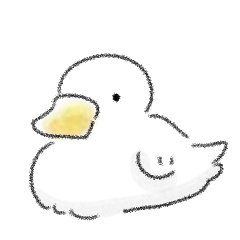 シンプル あひる 日常会話