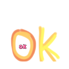 可愛い文字で送れる！スタンプ！