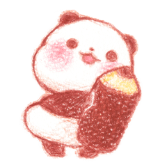 ゆるりんぱんだ ほっこり色鉛筆編