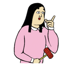 ポジティブウーマンのスタンプ2