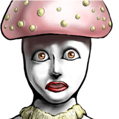 表情全開13-15 キノコ プレーン