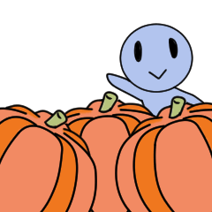 動く♪カラフル小人スタンプ【秋】