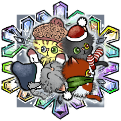 秋冬♪靴下にゃんズ♪のＢＩＧスタンプ