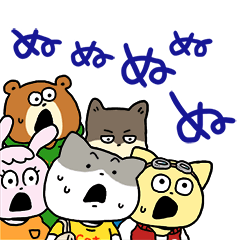 こてつ オノマトペスタンプ