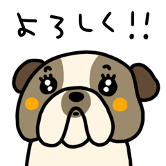 riekimのブルちゃんスタンプ