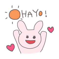 恋人に送るうさっぴい