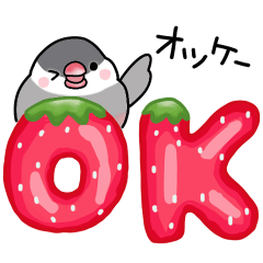 春先～春♡もち文鳥(桜文鳥ver.)