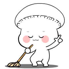 Chubby Mushroom : Pop-up stickers