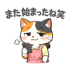 猫リーマン（妻チャコの返し）
