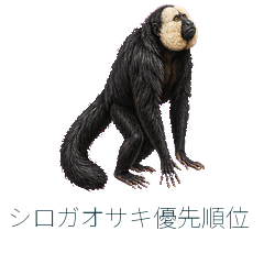 シロガオサキ優先順位