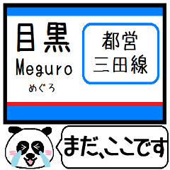 都営地下鉄 三田線 駅名 今まだこの駅！
