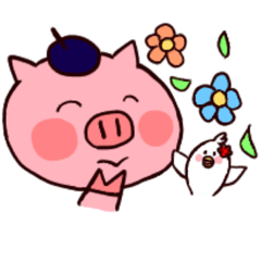 ぶたのピエール&とりの梅２