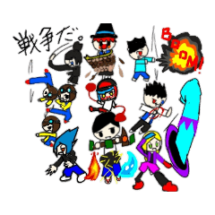 パァメンバーのスタンプ