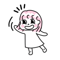 ピンクヘアガールるみ