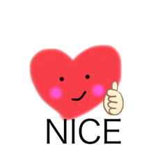 かわいい女の子と動物のスタンプ