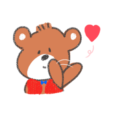 チョッキをきたくま