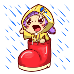 雨の日大好き！しづくちゃん