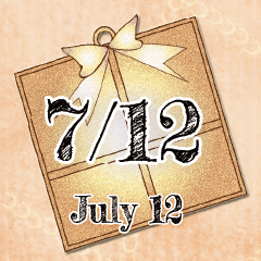 7月12日記念日BIGスタンプ