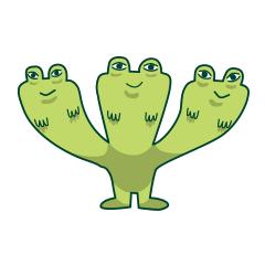 カエルのようなやつ