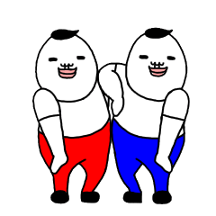 動きまくる！世界を平和にするスタンプ