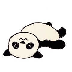パンダなスタンプ(文字無し)