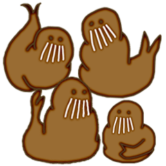 道に落ちたアレにしか見えないヒゲアザラシ