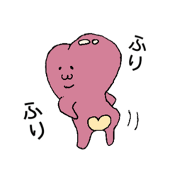 おしろーさん。 手描きスタンプ