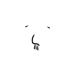 なんともいえん顔スタンプ