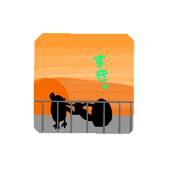 ぺんぎんのぺるこスタンプ 夏だ！