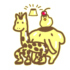 体がプリンでできた動物(プリンニマル)