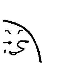 [りがお絵]にやり顔