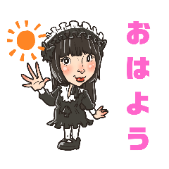 まゆ似顔絵スタンプ
