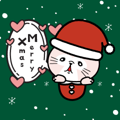 ブサ猫のチョコネ スタンプ02 クリスマス