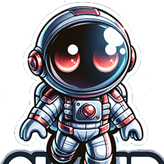 宇宙ヒーローのスタンプ