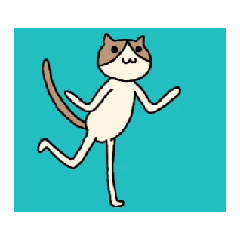 [アレンジ用]ジェスチャーで伝える猫