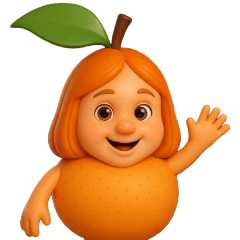 あわわ＆びわわの毎日スタンプ（びわわ①）