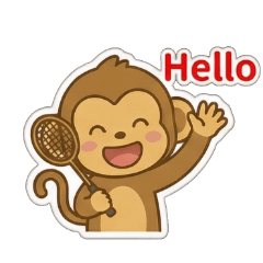 Badminton monkey life 2