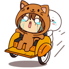 Mei Mei Cat : Pop-up stickers