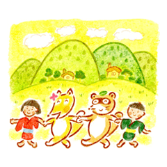 キツネちゃんとタヌキちゃん（敬語混じり）