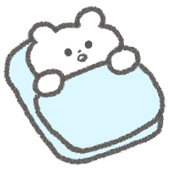 とても使いやすい白いくま