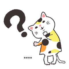 ねこで伝わる カスタムスタンプ６文字