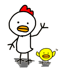 飛べないトリちゃんスタンプ