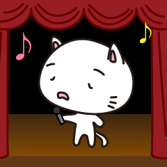 動く！ねこスタンプ！