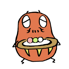 開運！だるまの大吉ハッピースタンプ