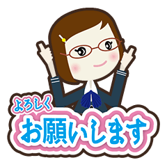 女子校生 先輩へのあいさつ-1