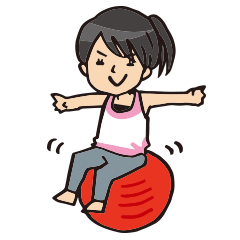 バランスボールインストラクター★REINA